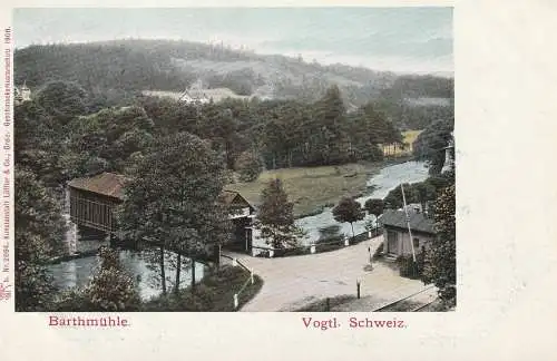 0-9901 PÖHL - BARTHMÜHLE, 1906