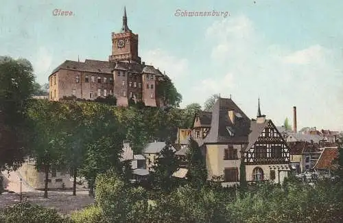 4190 KLEVE, Schwanenburg und Umgebung, 1907, Cramer