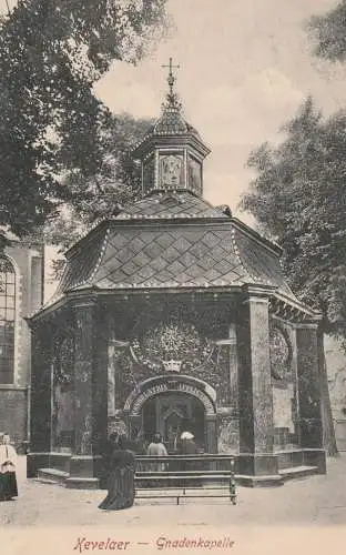 4178 KEVELAER, Gnadenkapelle, animierte Szene, 1907