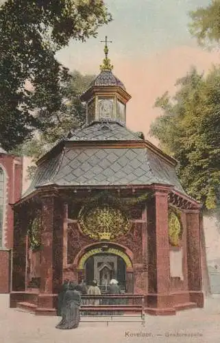 4178 KEVELAER, Gnadenkapelle, animierte Szene, 1910