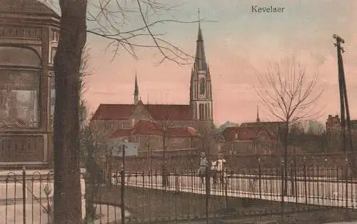 4178 KEVELAER, Pfarrkirche und Umgebung, Verlag Forstreuter