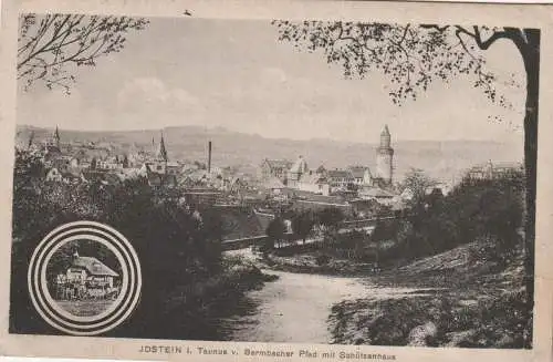 6270 IDSTEIN, Bernbacher Pfad / Schützenhaus, 1917