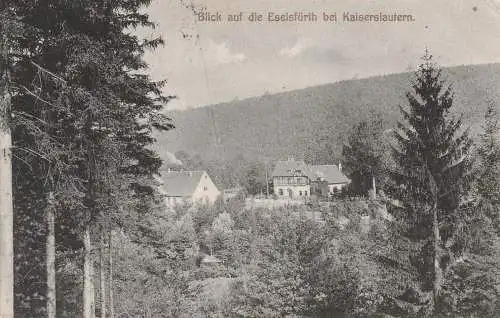 6750 KAISERSLAUTERN - ESELSFÜRTH, Blick auf den Ort, 1906, Verlag Gotthold
