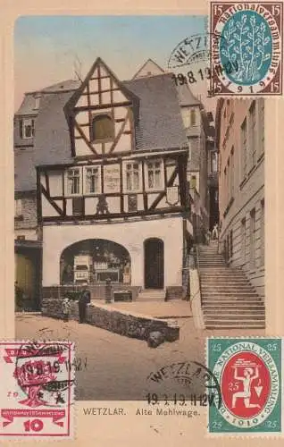 6330 WETZLAR, Zur alten Mehlwage, 1919