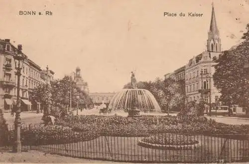 5300 BONN, Kaiserplatz, 20er Jahre, franz. Besatzungszeit