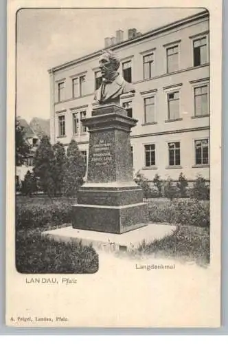 6740 LANDAU, Langdenkmal, ca. 1905
