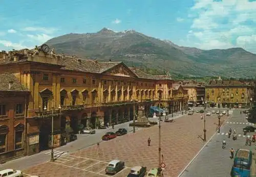 I 11100 AOSTA, Piazza Emilio Chanoux, Oldtimer, 1961