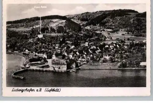 7762 BODMAN - LUDWIGSHAFEN, Luftaufnahme Ludwigshafen, 1961, Diätheim  Haus Anna