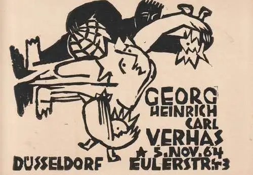 4000 DÜSSELDORF - DERENDORF, Verhas, Eulerstrasse