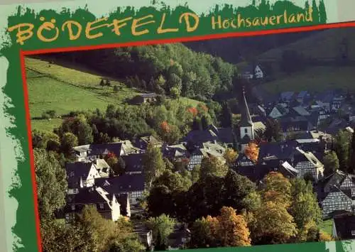 5948 SCHMALLENBERG - BÖDEFELD, Dorfansicht