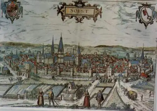 4770 SOEST, Historische Ansicht von 1588