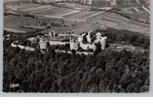 7897 KÜSSABERG, Jugendherberge Küssaburg, 1955, Luftaufnahme