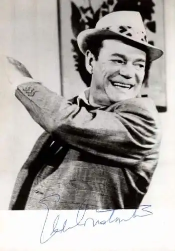 FILM STARS - EDDIE CONSTANTINE, Jewish Actor, Original Autogramm