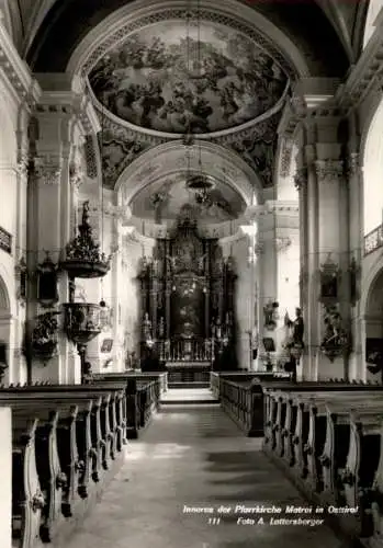 A 9971 MATREI, Pfarrkirche, Innenansicht