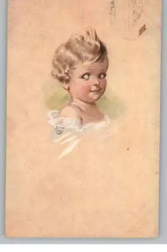 KINDER - KINDERKOPF, Künstler-AK Wally Fialkowska