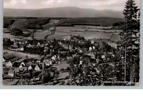 5948 SCHMALLENBERG - FREDEBURG, Blick über den Ort, 1958