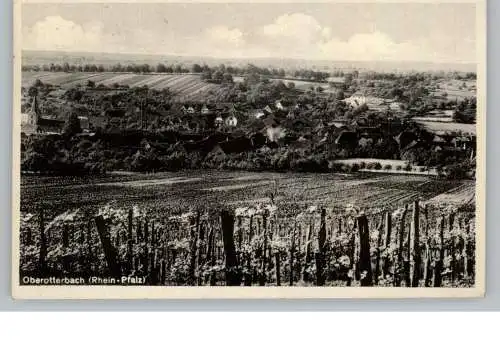 6748 BAD BERGZABERN - OBEROTTERBACH, Blick aus den Weinbergen, 1933