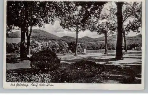 5300 BONN - BAD GODESBERG, Adolf Hitler Platz, 1942, Verlag Schröder