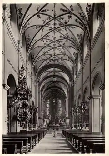 8600 BAMBERG, Michaelskirche, Innenansicht, DKV Deutscher Kunst Verlag