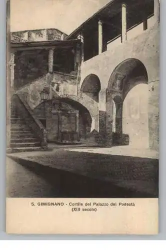 I 53037 SAN GIMIGNANO, Cortille del Palazzo del Podesta