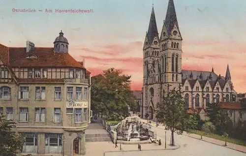 4500 OSNABRÜCK, Wiener Cafe am Herrenteichswall, 1913