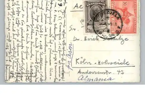 VENEZUELA - CARACAS, Vista parcial, 1955