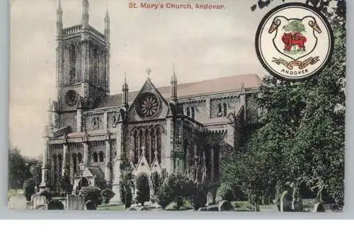 UK - ENGLAND - HAMPSHIRE - ANDOVER, St. Mary's Church, 1906, Edit. Rolls