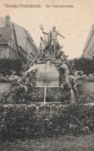 0-8000 DRESDEN - FRIEDRICHSTADT, Neptunsbrunnen
