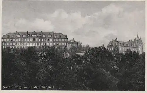 0-6600 GREIZ, Landeskrankenhaus, 1932
