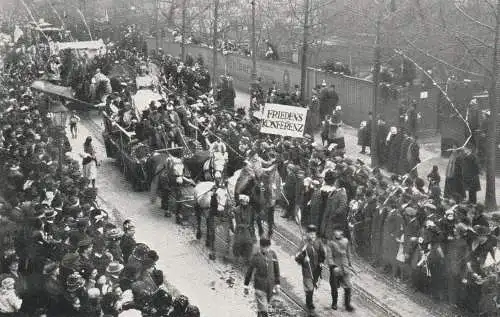 0-8000 DRESDEN, Karnevals Festzug 1913 (Friedens-Konferenz)