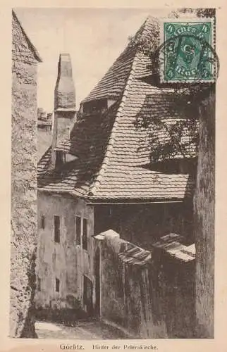 0-8900 GÖRLITZ, Hinter der Peterskirche,1922