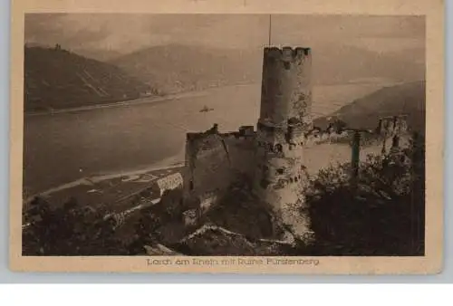 6223 LORCH, Ruine Fürstenberg, 1919