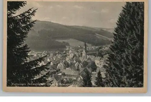 7743 FURTWANGEN, Blick über den Ort, Verlag Burda