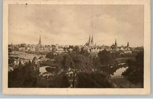 2400 LÜBECK, Blick von Westen, 1919