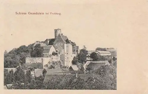 0-7233 FROHBURG, Schloß Gnandstein, kl. Eckknick