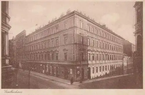 A 1000 WIEN - MARIAHILF, Kolpinghaus Gumpendorferstrasse, Kath. Gesellenhauptverein, Aussenansicht