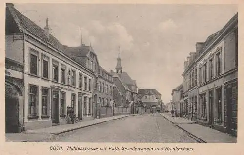 4180 GOCH, Mühlenstrasse, Krankenhaus, Kath. Gesellenverein Kolping, 20er Jahre