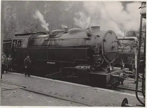 EISENBAHN  / Railway - Steinhoff Lokomotive 1E1 der Halberstadt Blankenburger Bahn 1926, Photo 11,5 x 8,3 cm