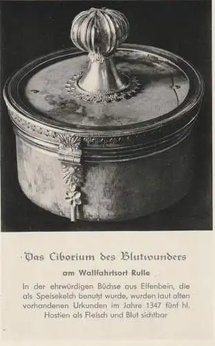 4512 WALLENHORST - RULLE, Das Ciborium des Blutwunders