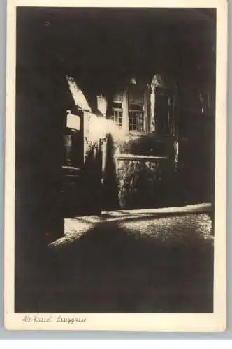 3500 KASSEL bei Nacht, Essiggasse, Serie Alt-Kassel Nr.88