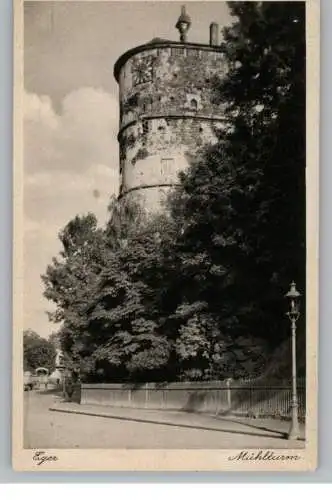 BÖHMEN & MÄHREN - EGER / CHEB, Mühlenturm, Verlag Bauer