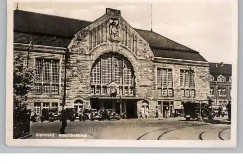 4800 BIELEFELD, Hauptbahnhof 1940, Taxen