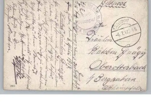 RUSSLAND - Russische Troika, 1917, deutsche Feldpost