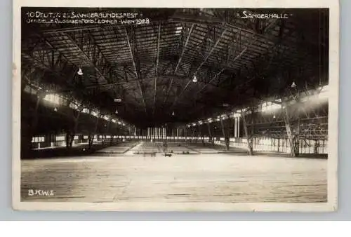 MUSIK - 10. Deutsches Sängerbundfest Wien 1928, Sängerhalle