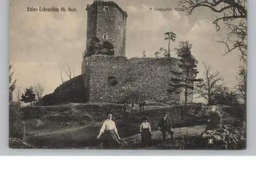 A 4181 OBERNEUKIRCHEN, Ruine Lobenstein, Einsiedler Michl, 1913