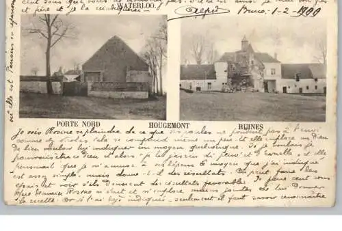 B 1410 WATERLOO - HOUGEMONT, Porte Nord, Ruines, 1900