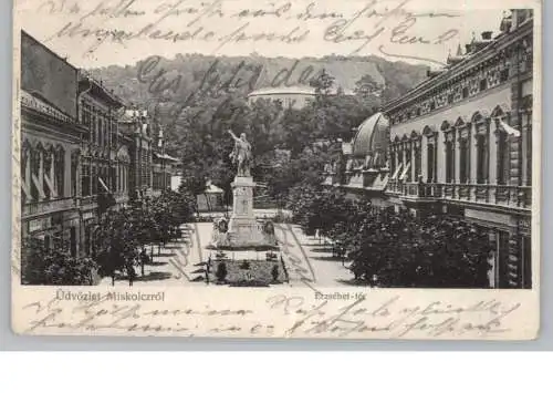 H 3500 MISKOLC, Erzsebet-ter, 1904