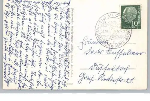 4973 VLOTHO, Einzelhaus Luftaufnahme, 1958