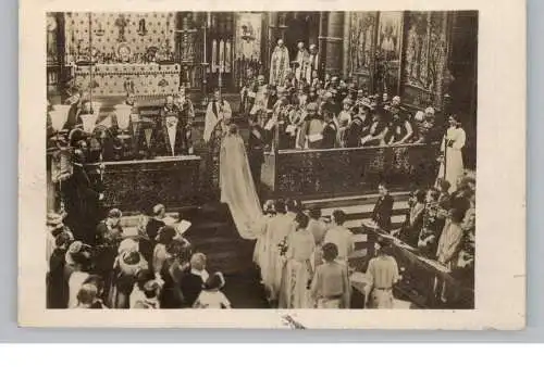 MONARCHIE - UK / GREAT BRITAIN - Wedding of King & Queen 1923, Photo-AK