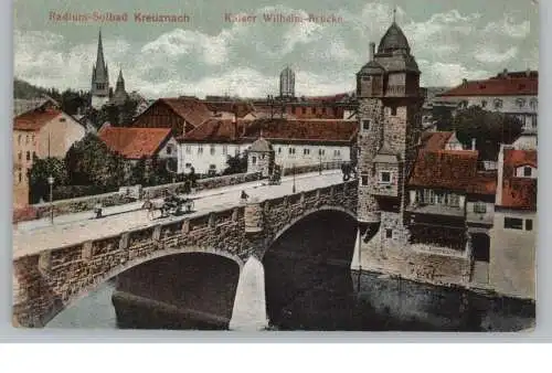 6550 BAD KREUZNACH, Kaiser Wilhelm Brücke, Verlag Kupfer